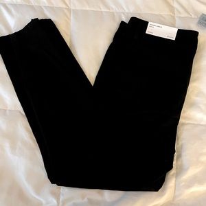 Black Loft Outlet Petite Skinny Ankle Pants- mid rise